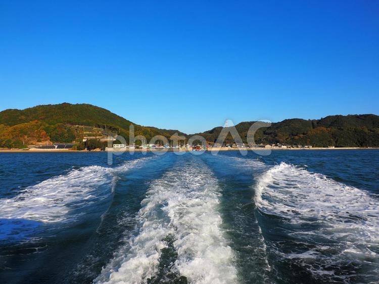 宝伝港 フェリー4 宝伝,港,瀬戸内海の写真素材