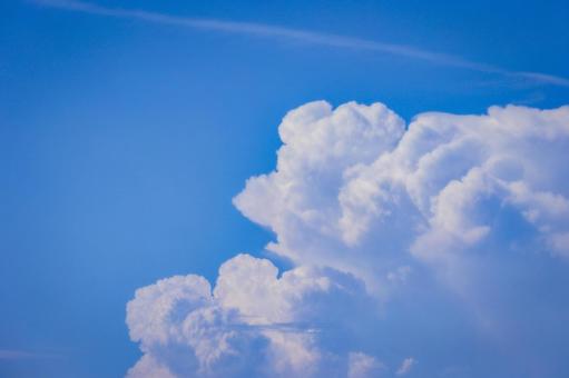 空 空 空のみ,空と雲,青い空の写真素材
