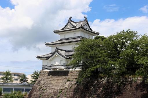 新発田城三重櫓(復元)、新潟県新発田市 新発田城三重櫓(復元)、新潟県新発田市 新発田城,三重櫓,重要文化財の写真素材