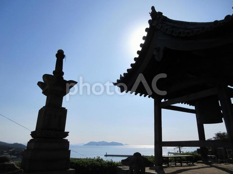 鞆の浦 弁天島,広島県,福山市の写真素材
