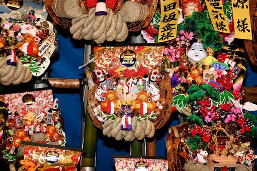 Rake Tori no Ichi December Business Prosperity Shrine Ennichi Oni Rake Tori no Ichi December Business Prosperity Shrine Ennichi Oni