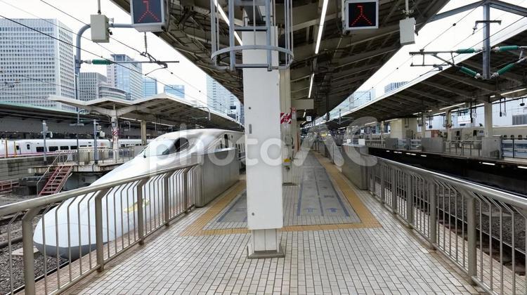 東海道新幹線　N700系　のぞみ のぞみ,ひかり,こだまの写真素材