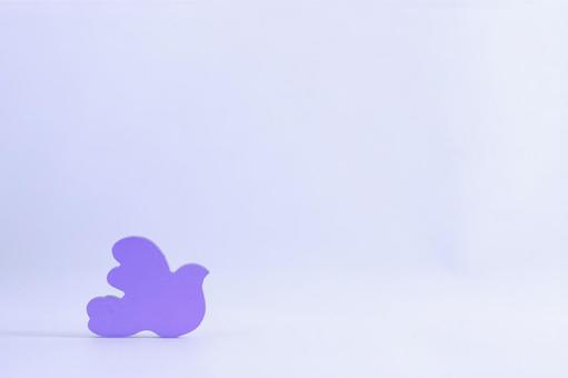 Violet dove acrylic piece_1, JPG