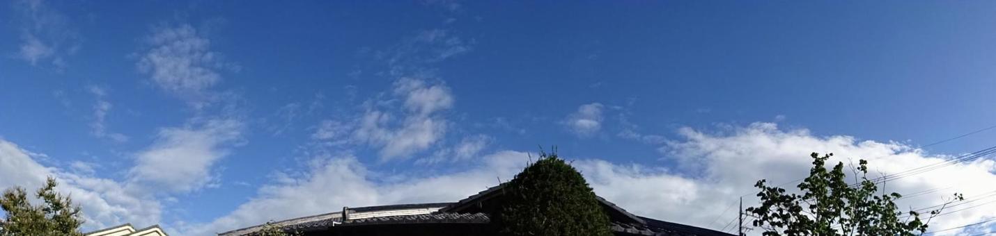 空と雲のパノラマの写真
