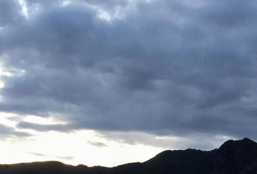 夕方の空 夕方の空の写真