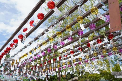 Photo, wind chimes, summer, cool, 