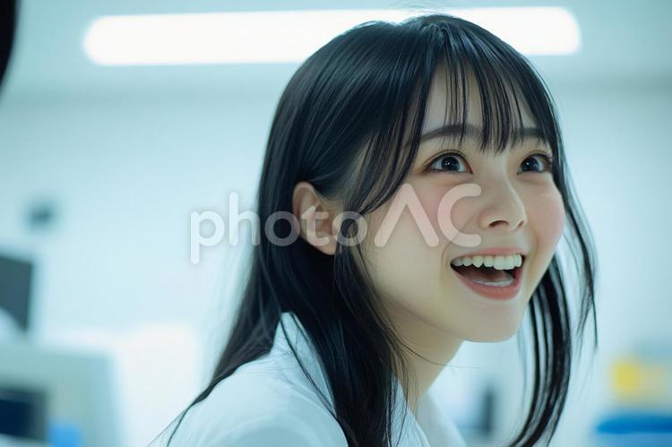 笑顔で働くビジネス女性のポートレート 女性,笑顔,ビジネスの写真素材