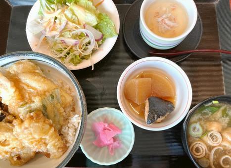 天丼 天丼,丼,海老天の写真素材