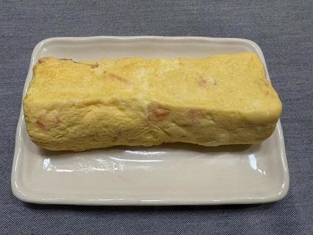 小エビ入りだし巻き玉子 小エビ入りだし巻き玉子の写真