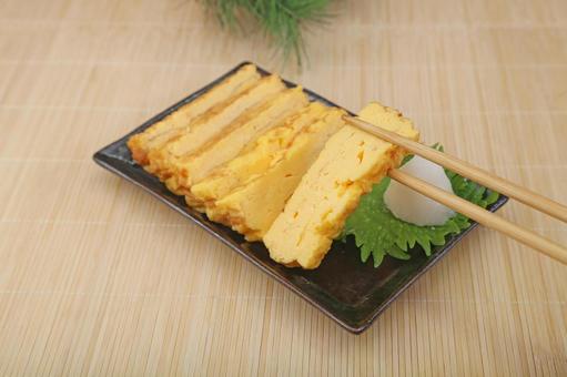 だし巻き卵 だし巻き卵,厚焼き玉子,卵焼きの写真素材