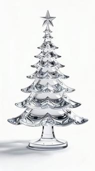 ガラス製クリスマスツリー ガラス製クリスマスツリーの写真