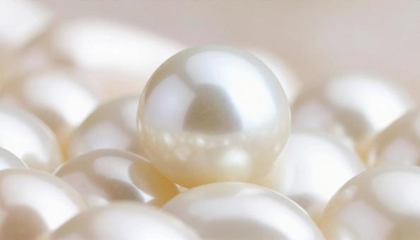 白いたくさんのパール2 白いたくさんのパール2の写真