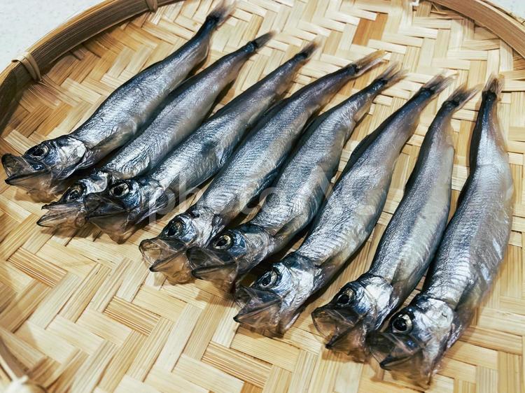 子持ちししゃも（生）１５ ししゃも,子持ちししゃも,からふとししゃもの写真素材
