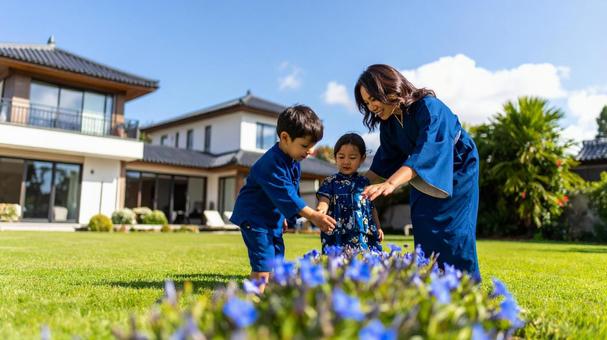 リンドウの庭と家族#01Ai リンドウの庭と家族#01Aiの写真
