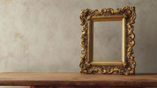 金色のクラシック額縁の写真