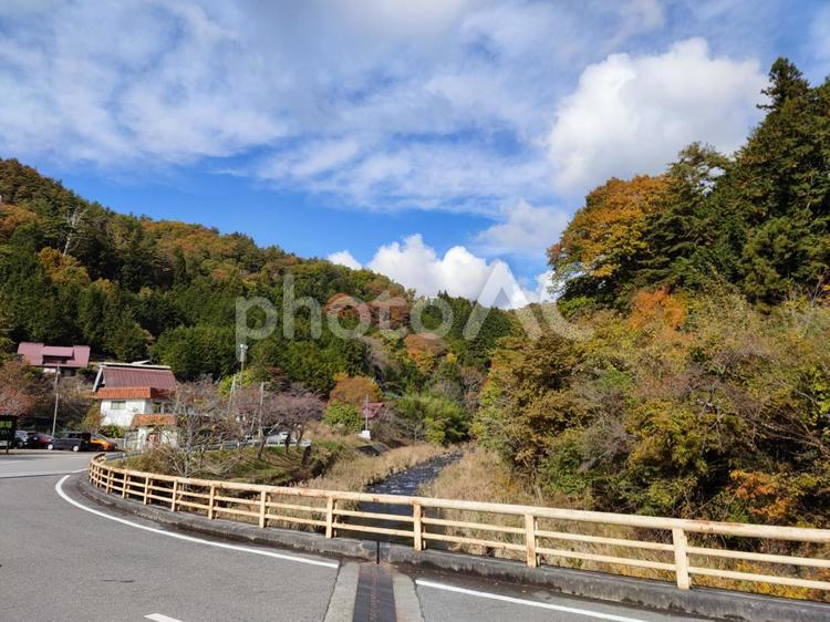 昇仙峡付近の景色 山梨,昇仙峡,自然の写真素材