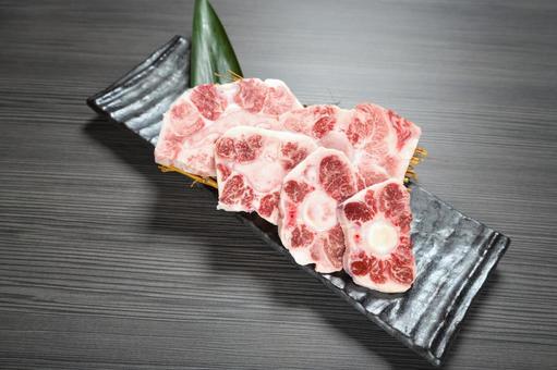 焼肉のテールです。 焼肉,テール,ホルモンの写真素材