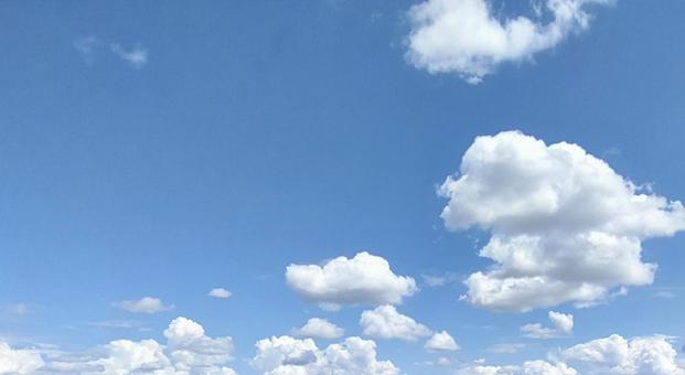 空④ 青空,空,青の写真素材