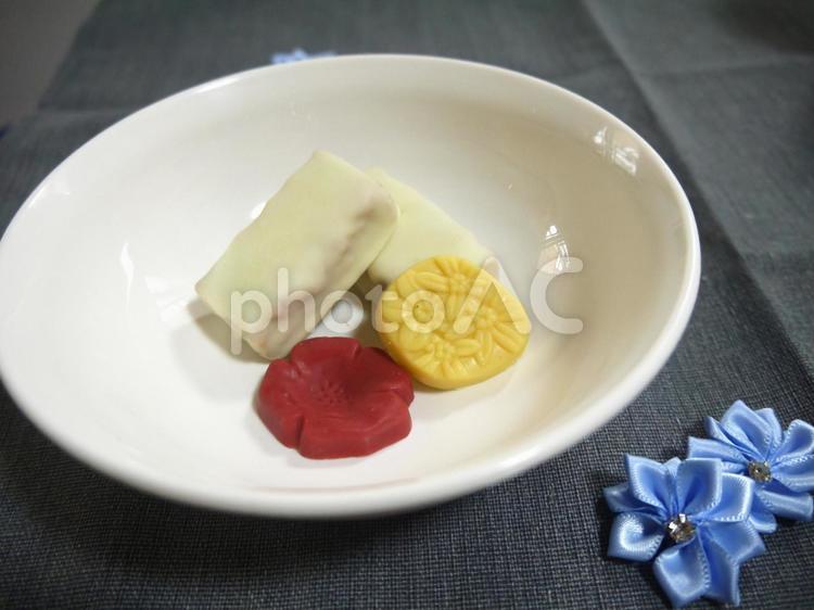 今日のおやつ7 お菓子,おやつ,甘いの写真素材