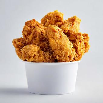 パーティーに最適バケツ盛りフライドチキン パーティーに最適バケツ盛りフライドチキンの写真