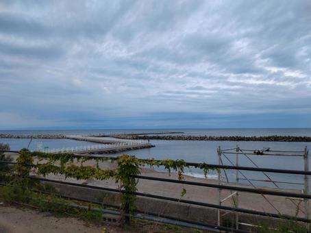 海 海 自然,海,日本海の写真素材
