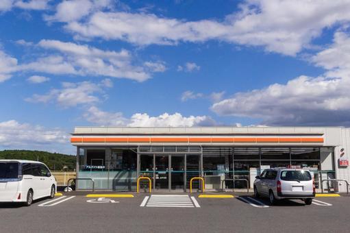 コンビニ　店舗　1 コンビニ,コンビニエンス,店舗の写真素材