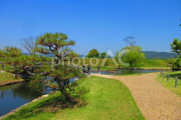 兵庫県-赤穂城跡-二之丸庭園 赤穂城跡,城,二之丸庭園の写真素材