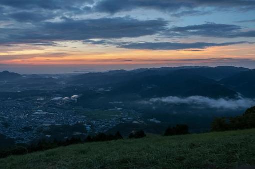 米ノ山展望台から見る景色 米ノ山展望台から見る景色の写真