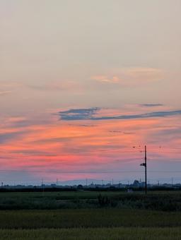 夕空 夕空の写真