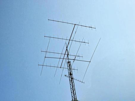 【風景写真】テレビ受信アンテナ 【風景写真】テレビ受信アンテナ アンテナ,テレビ,受信の写真素材