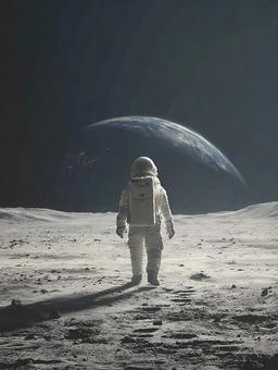 宇宙の探求者:月面からの眺め 宇宙の探求者:月面からの眺めの写真