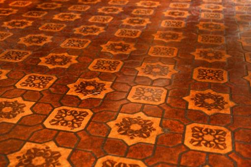 床の模様の写真