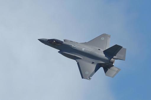 F-35A F-35A 軍用機,戦闘機,ステルス機の写真素材
