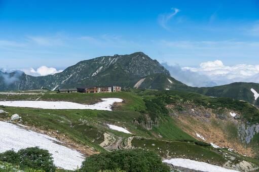 夏の室堂平 室堂平,富山,立山の写真素材