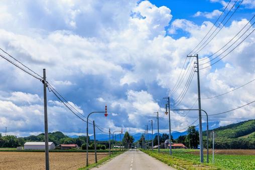 青空と雲 青空と雲 青空,雲,白い雲の写真素材
