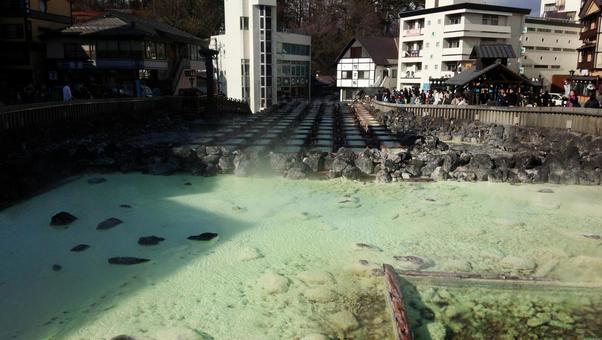 群馬県・草津温泉・湯畑 群馬県・草津温泉・湯畑の写真