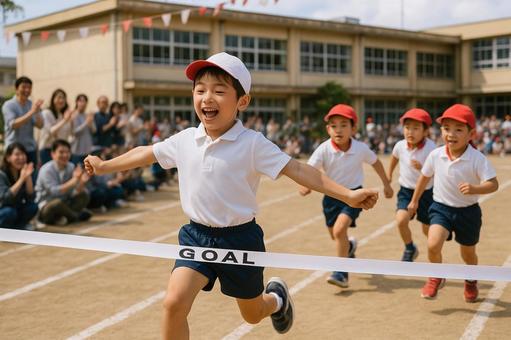 運動会 かけっこ 運動会 かけっこの写真