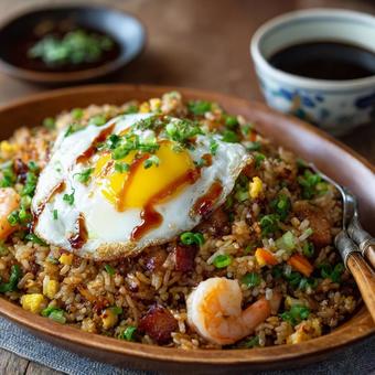 美味しそうなガパオライス 美味しそうなガパオライスの写真