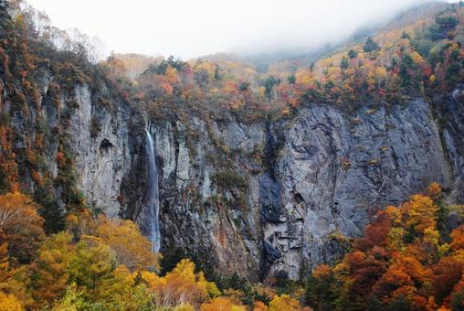 Photo, shinshu, suzaka, yonago waterfall, 