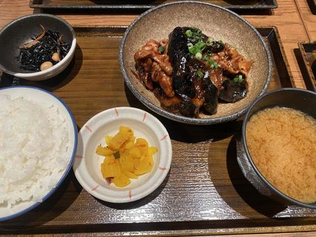 Photo, set meal, gourmet, lunch, 