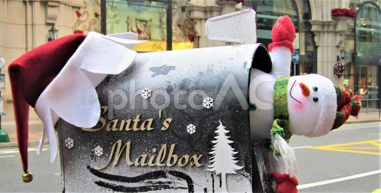 街の散歩　クリスマス クリスマス,サンタ,雪だるまの写真素材