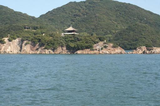 鞆の浦 風景,海,自然の写真素材