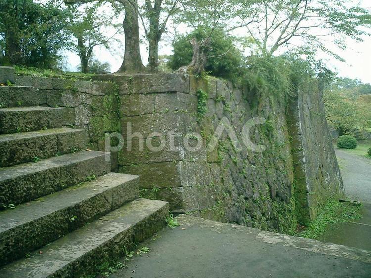 岡城の本丸 岡城の写真素材