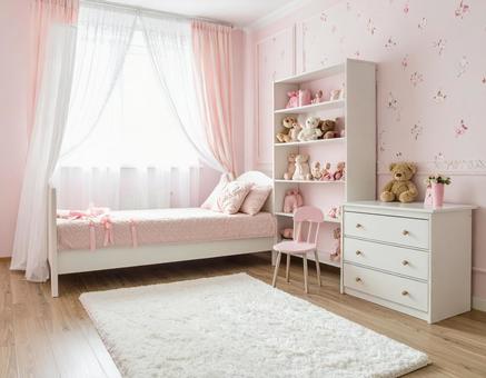 お姫様風の子供部屋 お姫様風の子供部屋の写真