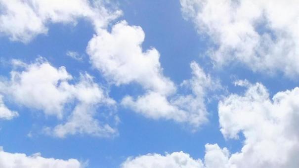 ハワイの空と雲 ハワイの空と雲の写真