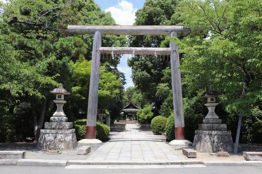 蚕ノ社 鳥居 蚕ノ社 鳥居の写真