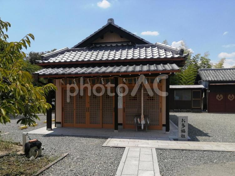 市軸稲荷神社　お多福社 市軸稲荷神社,お多福社,末社の写真素材