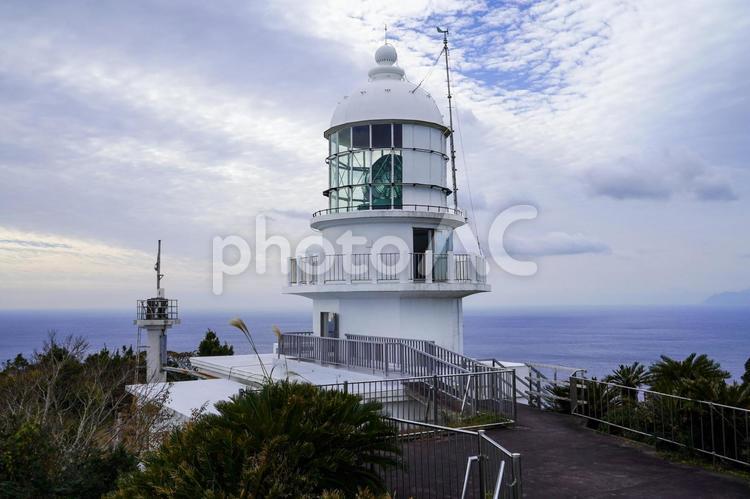 登れる灯台　都井岬灯台 灯台,フレネル式,海の写真素材