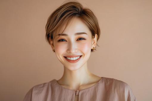 ハイトーンのヘアカラー、40代ヘアカタ ハイトーンのヘアカラー、40代ヘアカタの写真