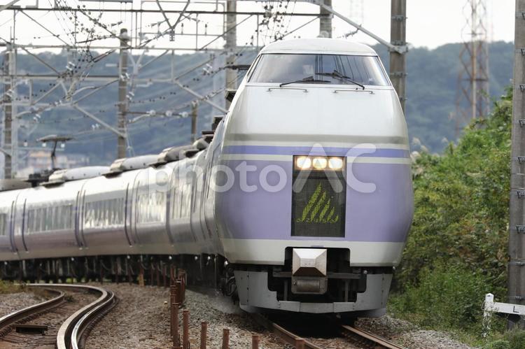 E351系スーパーあずさ e351系,スーパーあずさ,鉄道の写真素材